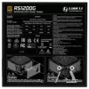 Maitinimo blokas Lian Li RS1200G 1200 W 20+4 pin ATX 80 PLUS Gold Juodas