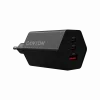 CANYON Charger HEXAGON 65 GaN 65W 2xPD 1xQC EU Juoda (CND-CHAHEX65B)