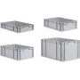 Dėžė daiktams allit ProfiPlus 40,0 x 60,0 x 17,0 cm pilka, plastikinė