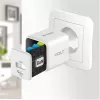 Sieninis USB-C / USB-A įkroviklis YENKEE YAC G38 20W 3A Power Delivery