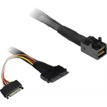 Laidas Inter-Tech SFF-8643 į SFF-8639 juodas kompaktiškas