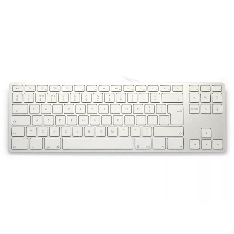 Aliumininė klaviatūra Mac Tenkeyless Sidabrinė