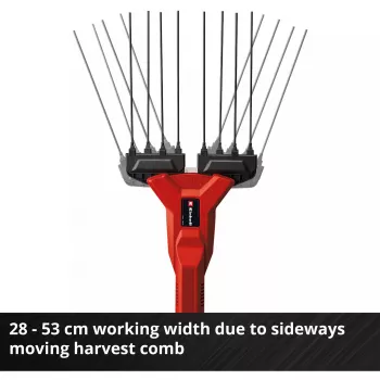 Einhell GE-FS 18/53 Li-Solo belaidis alyvuogių/vaisių medžių purtytuvas, juodas/raudonas, 530 mm, 182 cm