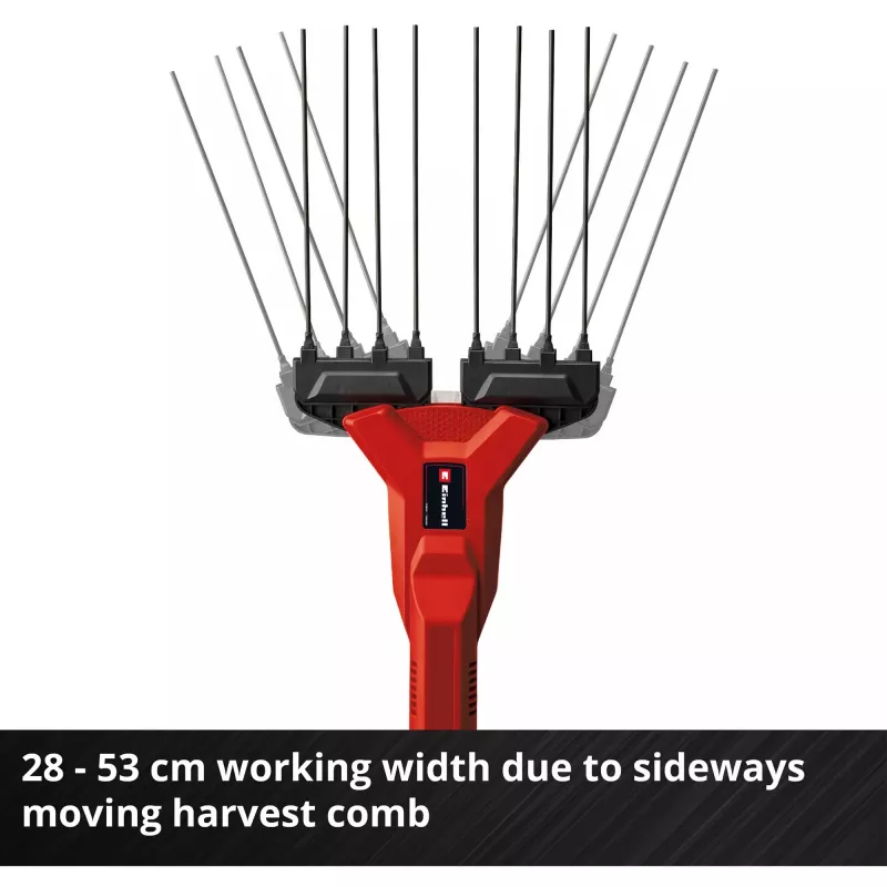 Einhell GE-FS 18/53 Li-Solo belaidis alyvuogių/vaisių medžių purtytuvas, juodas/raudonas, 530 mm, 182 cm