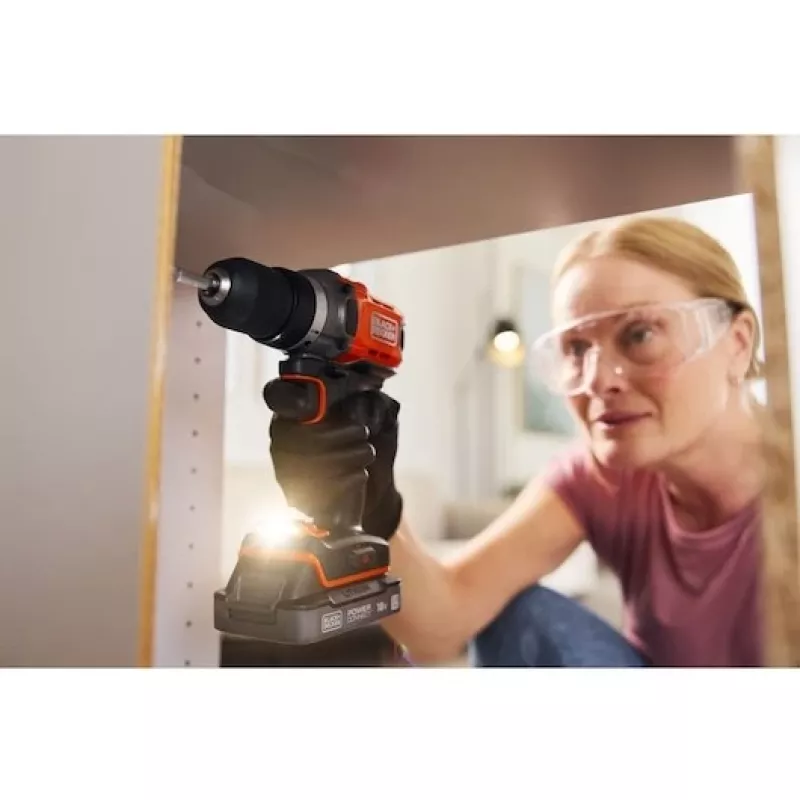 Belaidis gręžtuvas Black & Decker BCD382XN 18V – kompaktiškas 18 V gręžtuvas (be akumuliatoriaus)
