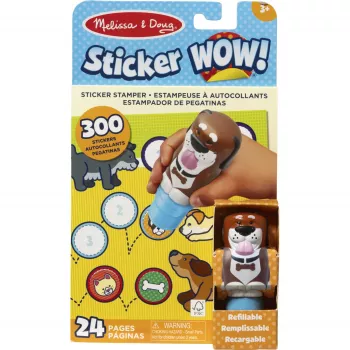 Spinmaster Activity Pad Sticker Set – Makaronų ir šunų tema, lipdukų aktyvumo bloknotas