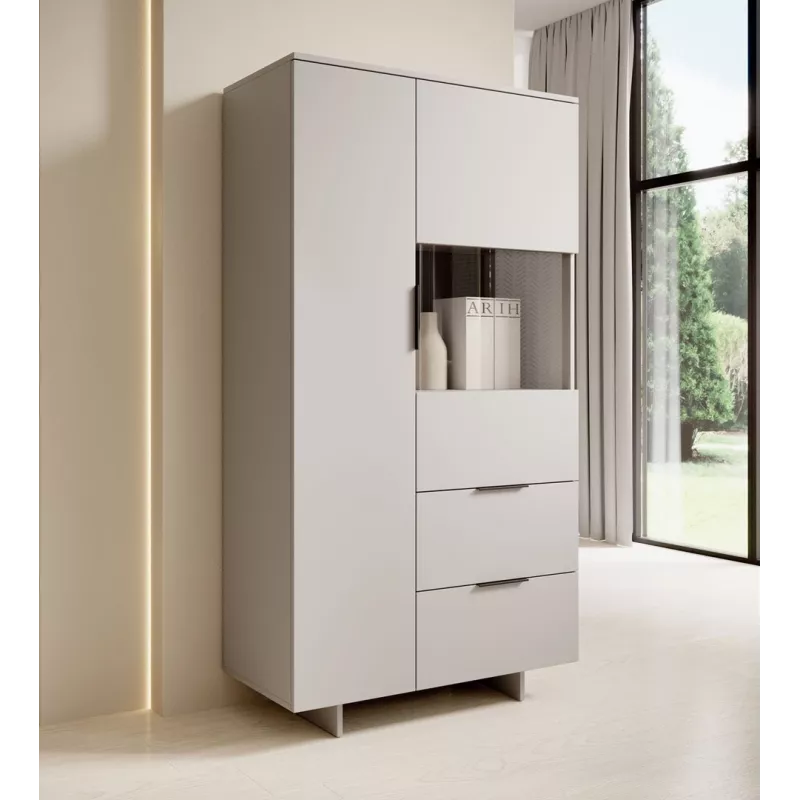 Spintelė ALMA 90x41,5xH170 cm kashmirinė – grindinė, prie sienos
