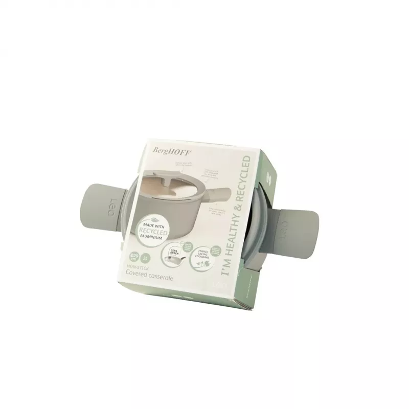 BergHOFF 3950428 sriubos puodas 3,1 L pilkas aliuminis