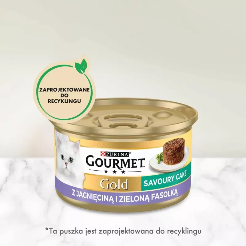 GOURMET GOLD - Sotus pyragas su ėriena ir šparaginėmis pupelėmis 85g