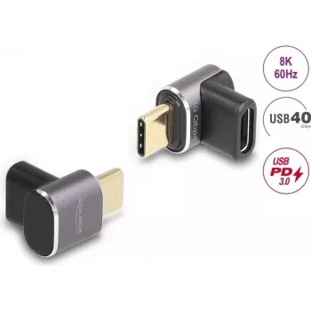 USB adapteris DeLOCK 60059 40 Gbps USB Type-C PD 3.0 100 W kampuotas