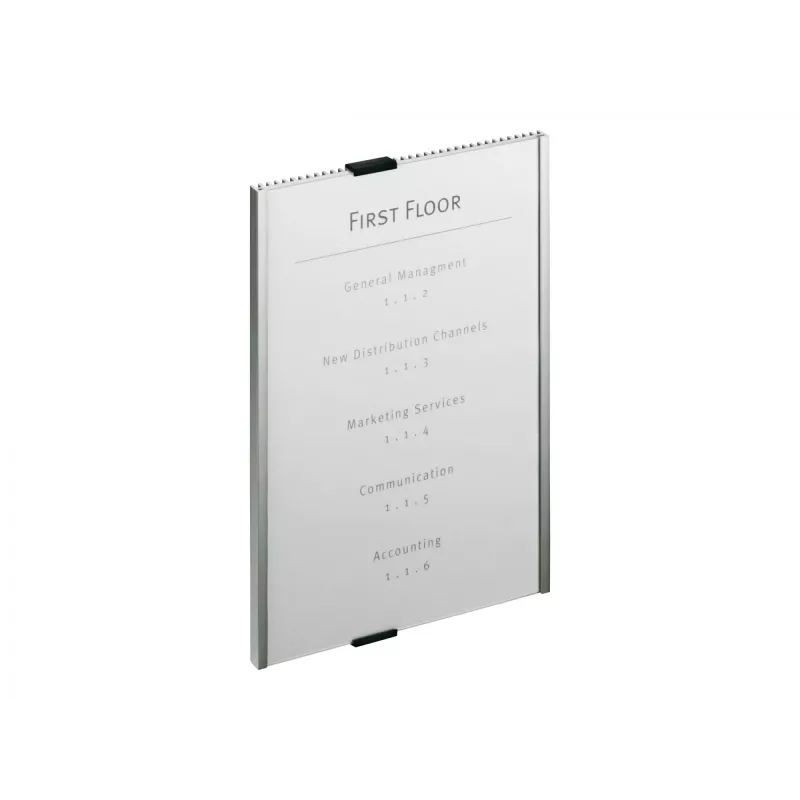 Durable informacinė lentelė akrilas aliuminis sidabrinė 4806-23