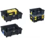 Tool case allit EuroPlus Pro KC44.150/2L polipropileno juoda/geltona su 2 įdėklų dėžutėmis