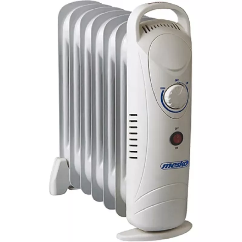 Elektrinis alyvinis šildytuvas Mesko MS7804, 700 W, baltas
