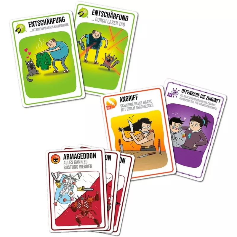Exploding Kittens – Gėris prieš Blogį, Kortų žaidimas