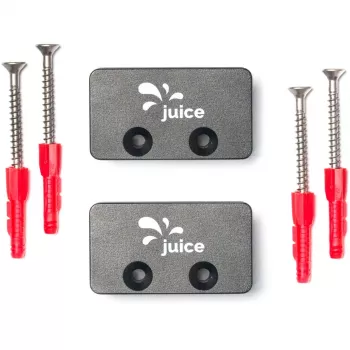 JUICE BOOSTER 2 laikiklis kabeliams, kabelių tvarkymas antracitas, 2 vnt. rinkinys