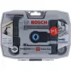 Bosch Starlock Best of Heavy Duty rinkinys, 4 vnt., peilių rinkinys, metalas, mediena, juoda, dėžutė