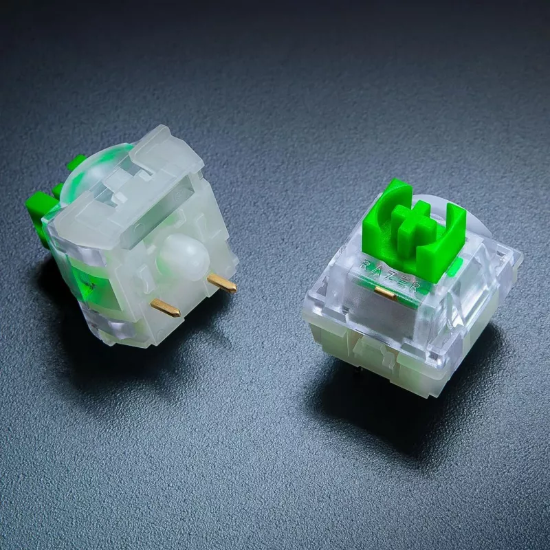 Razer RC21-02040200-R3M1 žalias permatomas mechaninis jungiklis 36 vnt.