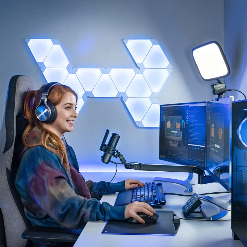 Radijo transliacijų mikrofoninis stovas Elgato Wave Mic Arm LP, tvirtinimas prie stalo, juodas, 1,69 kg