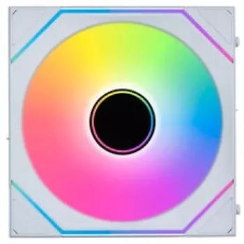 140 mm Lian Li UNI FAN SL-INF Wireless ARGB PWM korpuso ventiliatorius, baltas