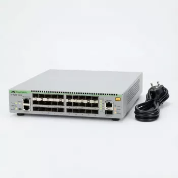Allied Telesis AT-X250-18XS-50 10 Gigabit sluoksnio 3 Lite kroviklis, 18x SFP+ prievadai, EU maitinimo laidas, su LLW
