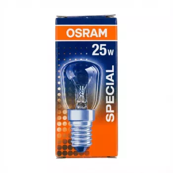Osram lemputė rutulio formos 25W skaidri 230V E14