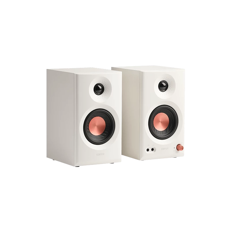 Edifier MR3 aktyvūs monitoriniai garsiakalbiai, 18W x 2, balta spalva, Bluetooth