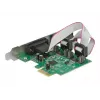 DeLOCK 89641 PCIe kortelė su dviem RS-232 prievadais