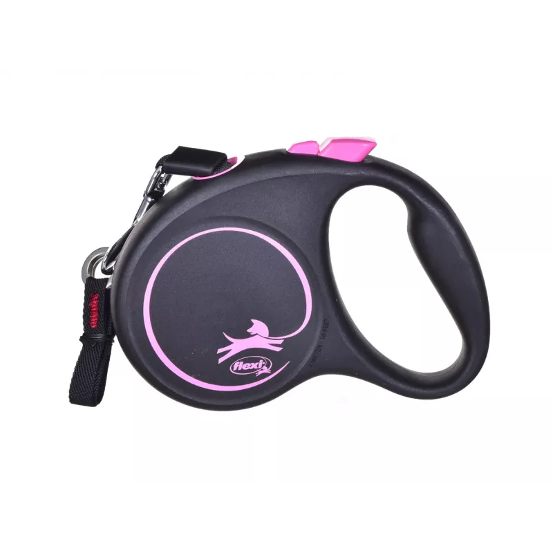 Flexi Black Design S 5 m šunų automatinis pavadėlis