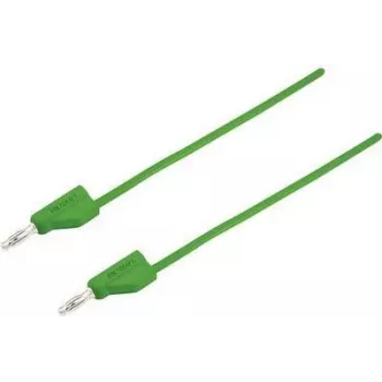 VOLTCRAFT matavimo laidas [Kištukas 4 mm – Kištukas 4 mm] 1,5 m Žalias MSB-300 (MSB-300-1.5-GR)