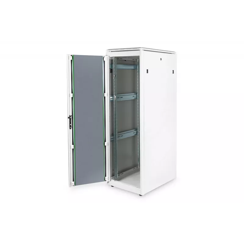 DIGITUS 36HE Unique tinklo spinta 600x800 mm stiklinės durys pilka