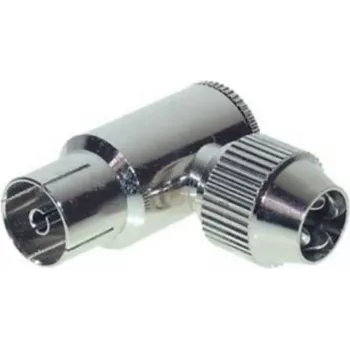 Koaksialinė jungtis ShiverPeaks 82021-1M Metal CE – metalinis koaksialinis adapteris, 1 m