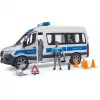 BRUDER Mercedes-Benz Policijos Sprinter komplektas su figūrėle ir šviesos/garso moduliu