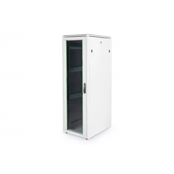 DIGITUS 36HE Unique tinklo spinta 600x800 mm stiklinės durys pilka