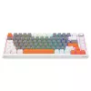 Savio ASTRAL WHITE JADE 3 COLOURS klaviatūra, žaidimų, USB, QWERTY US International