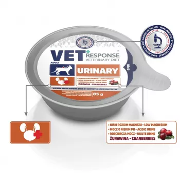 VET RESPONSE Urinary šlapias kačių ėdalas 85g