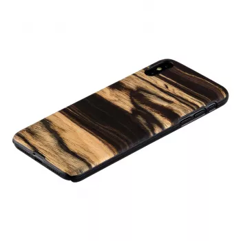 Dėklas iPhone XS Max man and wood — baltas juodmedis