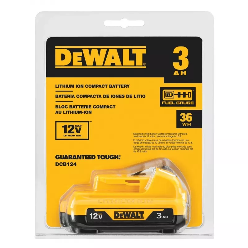 DeWALT DCB124-XJ belaidžio įrankio baterija / kroviklis