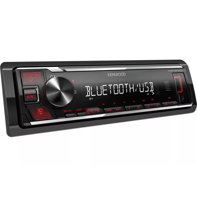 Automobilinis medijos imtuvas Kenwood KMM-BT209 Bluetooth 200 W juodas