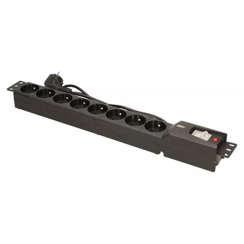 LESTAR LXARM 810 G-A K.:CZ 1,5M 19PDU juodas 8 AC lizdai 230 V 1,5 m