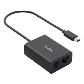 Yealink EHS62 adapter ausinėms – belaidžio ryšio adapteris, juodas
