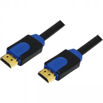 HDMI kabelis LogiLink CHB1102 2 m A tipo juodas/mėlynas, 8.16 Gbit/s