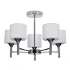Klasikinis pakabinamas liustras Activejet MIRA Chrome 5xE27 svetainei
