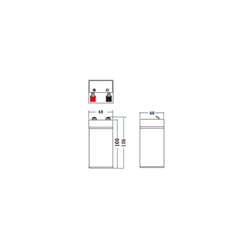 Green Cell AGM36 UPS baterija VRLA AGM 4 V 4,5 Ah