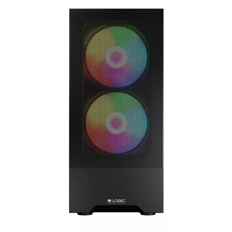 Logic Concept ARYA ARGB Midi Tower Korpusas Juodas su USB 3.0