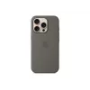 Apple iPhone 16 Pro Silikoninis Dėklas su MagSafe - Pilka Akmens Spalva