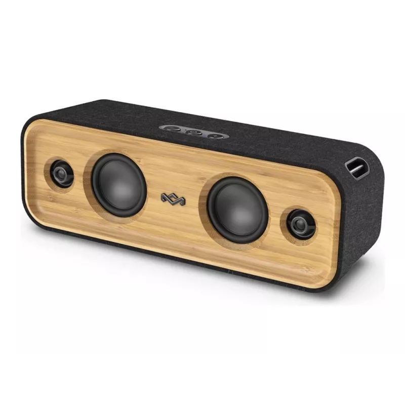 Marley Get Together 2 Speaker Bluetooth juodas nešiojamas belaidis garsiakalbis