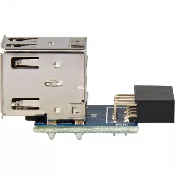 DeLOCK 41825 adapteris 1 x 9 kontaktų 2,54 mm / 2 x USB 2.0-A