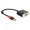 Vaizdo kabelio adapteris DeLOCK 62736 USB Type-A į HDMI 0,2 m Juodas