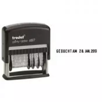 Trodat 51 4817 juodas antspaudas