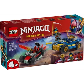 LEGO NINJAGO 71840 Lenktynių Dvikova Rogue prieš Drix